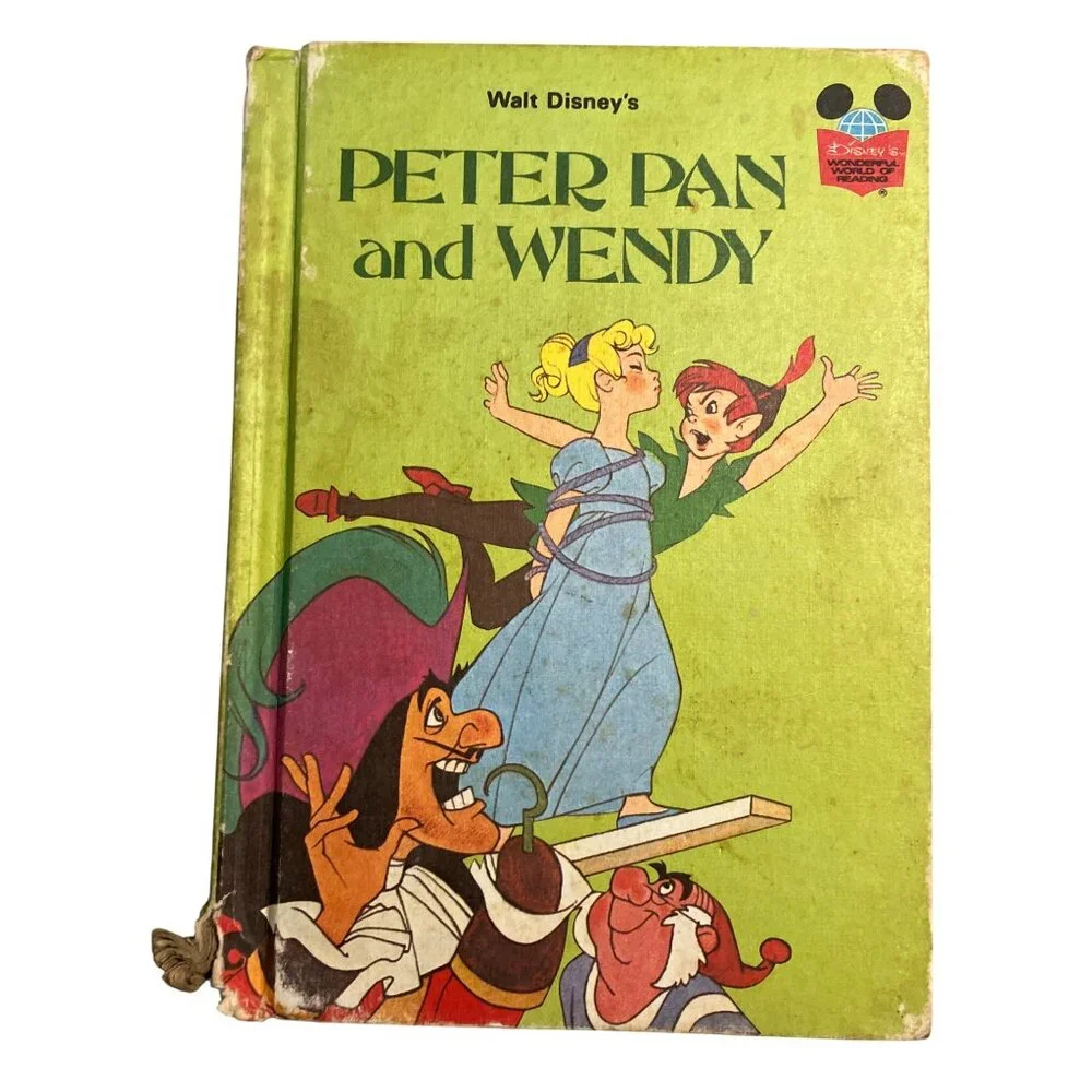 Walt Disneys Peter Pan And Wendy Hardcover 1981 Grolier Book Club Edition Random